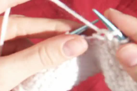 Slip Purl-wise KnittingHelp.com